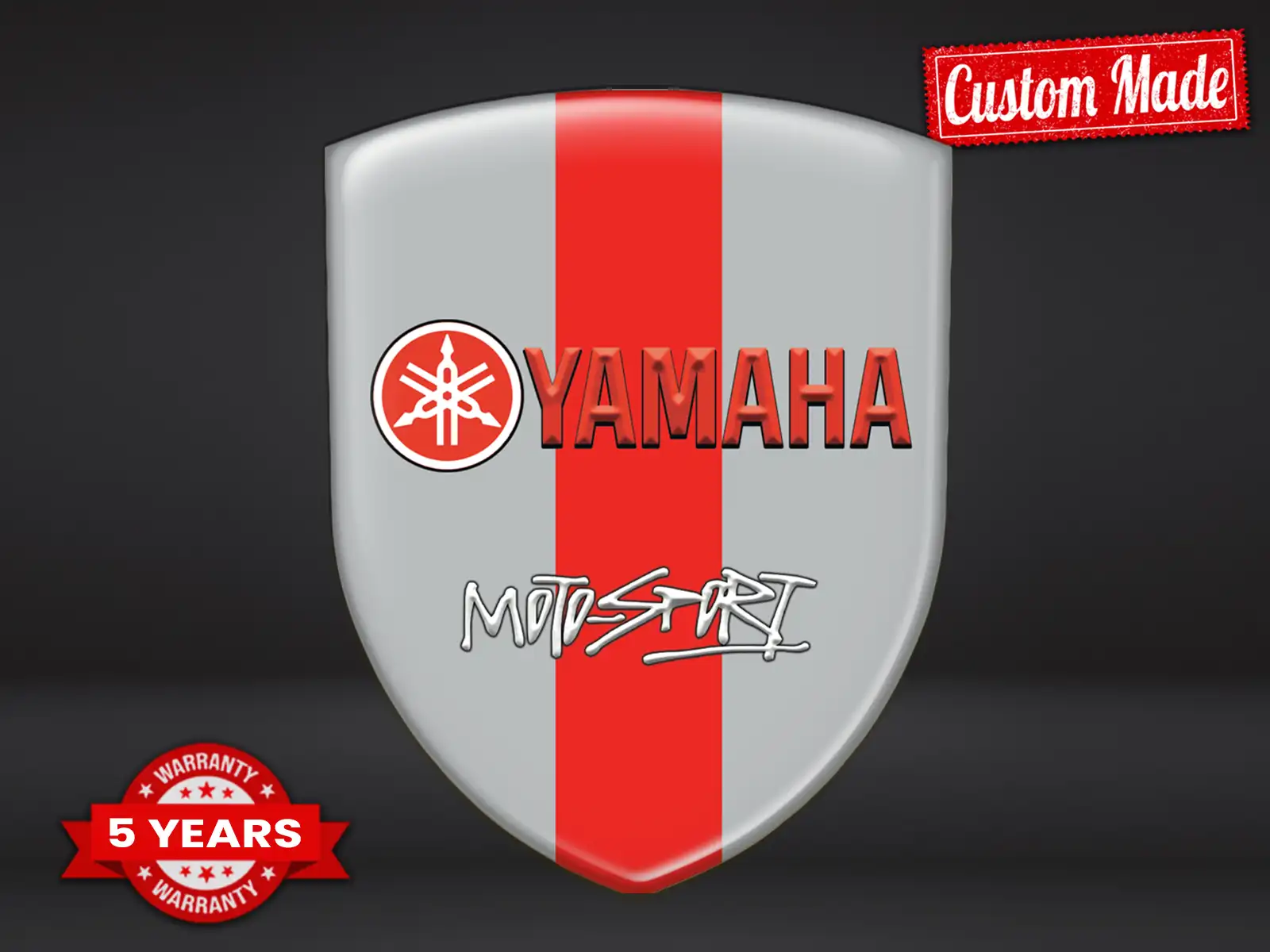 Yamaha Heckscheibensticker Stil Racing Anpassbar